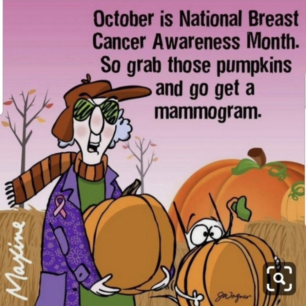 OCTOBER IS BREAST CANCER AWARENESS MONTH